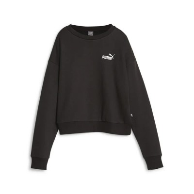 блуза,дамски,блузи,puma,ess+,relaxed,small,l,sweatshirt,black