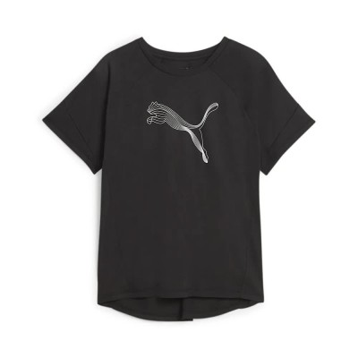 тениска,дамски,тениски,puma,evostripe,short,sleeve,t,shirt,black