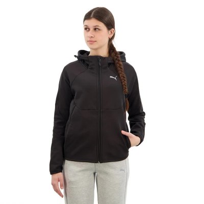 блуза,дамски,блузи,puma,evostripe,winterized,sweatshirt,black,(black)