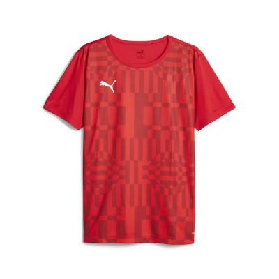 тениска,мъжки,тениски,puma,individual,rise,graph,short,sleeve,t,shirt,red