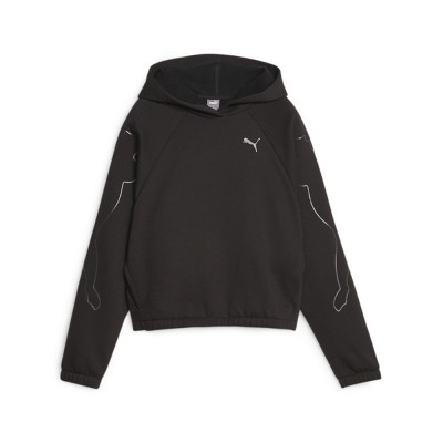 суичър,дамски,блузи,puma,motion,cat,hoodie,black