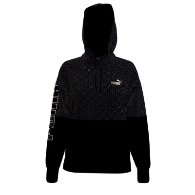 блуза,дамски,блузи,puma,power,logo,love,sweatshirt,black