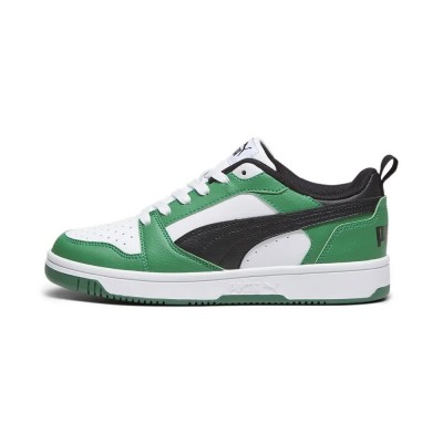 маратонки,детски,маратонки,puma,rebound,v6,lo,j,trainers,white,(green)