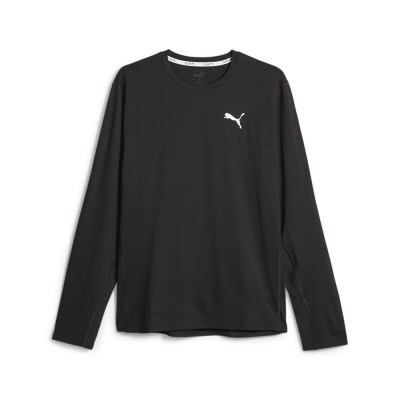 тениска,мъжки,тениски,puma,run,cloudspun,long,sleeve,t,shirt,black