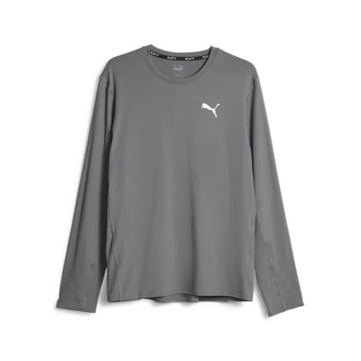 тениска,мъжки,тениски,puma,run,cloudspun,long,sleeve,t,shirt,grey,(cool,dark,gray)
