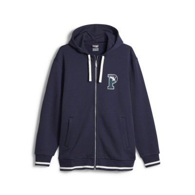 блуза,дамски,блузи,puma,squad,full,zip,sweatshirt,blue