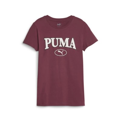 тениска,дамски,тениски,puma,squad,graphic,t,short,sleeve,t,shirt,dark,jasper,(purple)