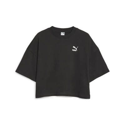 тениска,дамски,тениски,puma,classics,oversized,t,short,sleeve,t,shirt,black,(black)