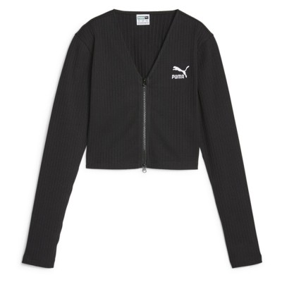 тениска,дамски,тениски,puma,classics,ribbed,long,long,sleeve,t,shirt,black