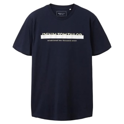 тениска,мъжки,тениски,tom,tailor,1037653,printed,short,sleeve,t,shirt,sky,captain,blue,(black)