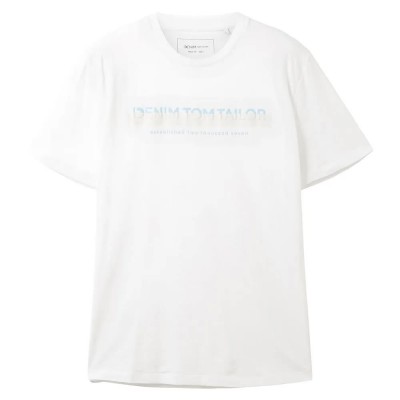 тениска,мъжки,тениски,tom,tailor,1037653,printed,short,sleeve,t,shirt,white