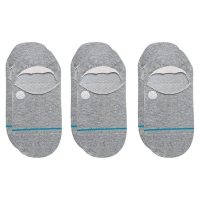 чорапи,мъжки,чорапи,дамски,чорапи,stance,icon,no,show,socks,3,pairs,grey,(heather,grey)