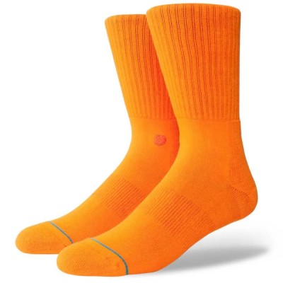 чорапи,мъжки,чорапи,дамски,чорапи,stance,icon,crew,socks,orange,(orange)