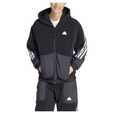 блуза,дамски,блузи,adidas,sportswear,fi,3,stripes,q4,full,zip,sweatshirt,black