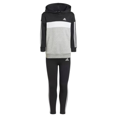 анцуг,детски,анцузи,adidas,tiberio,3,stripes,colorblock,fleece,tracksuit,grey