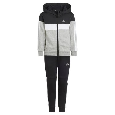 анцуг,детски,анцузи,adidas,tiberio,3,stripes,colorblock,fleece,tracksuit,grey
