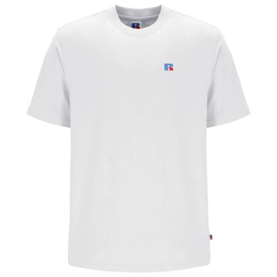 тениска,мъжки,тениски,russell,athletic,e36092,center,short,sleeve,t,shirt,white