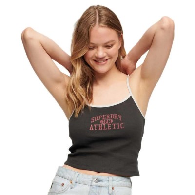 потник,дамски,топове,superdry,athletic,essential,sleeveless,top,washed,black,(black)
