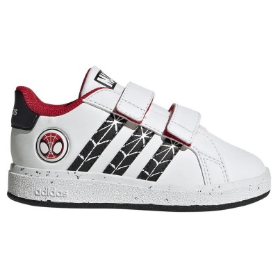 маратонки,детски,маратонки,adidas,grand,court,spider,man,cf,trainers,ftwwht,cblack,betsca,(white)