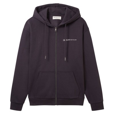 блуза,мъжки,пуловери,tom,tailor,1038737,zipper,full,zip,sweatshirt,grey