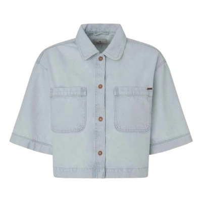риза,с,дълъг,ръкав,дамски,блузи,дамски,ризи,pepe,jeans,elle,long,sleeve,shirt,blue