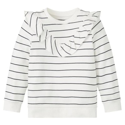 блуза,детски,блузи,tom,tailor,1030777,ruffle,sweatshirt,white,(white,sky,captain,stripe)