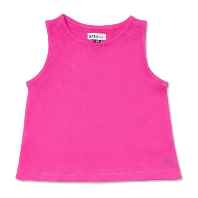детска,тениска,мъжки,тениски,дамски,тениски,nath,kids,basics,sleeveless,t,shirt,pink,(fuchsia)
