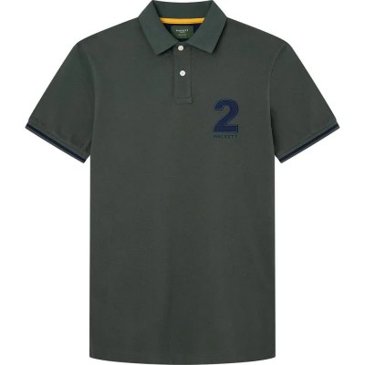 мъжки,блузи,с,яка,hackett,heritage,number,short,sleeve,polo,dark,green,(green)
