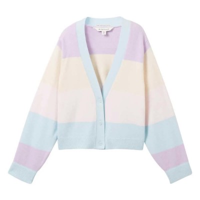 жилетка,детски,блузи,tom,tailor,1038229,cosy,knit,cardigan,pink,(big,multicolor,stripe)