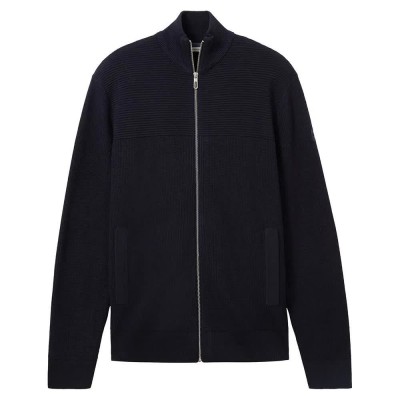 яке,мъжки,якета,tom,tailor,1038317,structure,mix,knit,jacket,blue