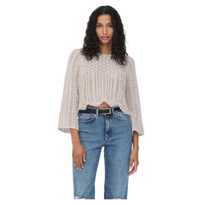 блуза,дамски,пуловери,дамски,плетени,дрехи,only,nola,life,3,4,sweater,grey,(feather,gray)