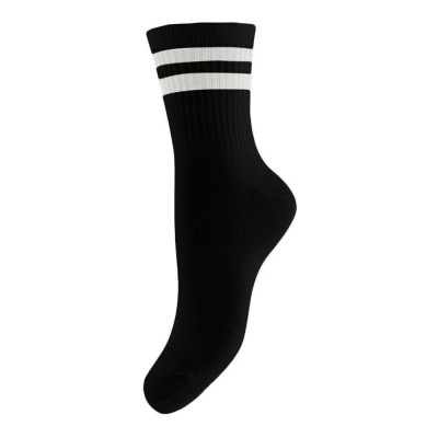 чорапи,дамски,чорапи,pieces,cally,socks,black,stripes,bright,white,(black)