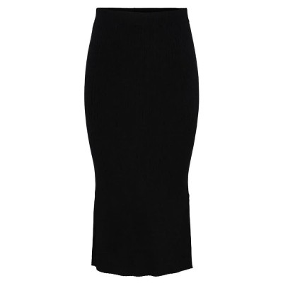 пола,дамски,поли,и,рокли,pieces,crista,high,waist,midi,skirt,black,(black)