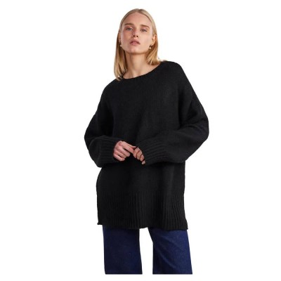 блуза,дамски,пуловери,дамски,плетени,дрехи,pieces,nancy,sweater,black