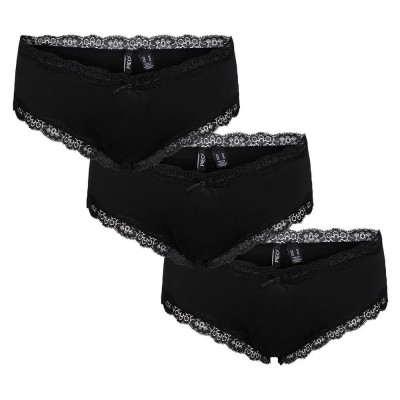 дамско,бельо,дамски,бикини,и,танкини,pieces,nola,hipster,panties,3,units,black,(black)