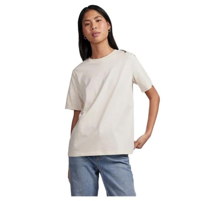 тениска,мъжки,тениски,дамски,тениски,pieces,ria,solid,short,sleeve,t,shirt,beige,(birch)