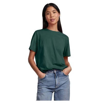 тениска,дамски,тениски,pieces,ria,solid,short,sleeve,t,shirt,green,(trekking,green)