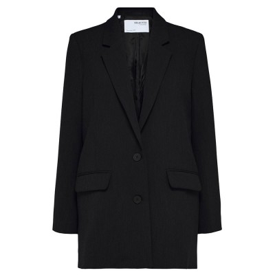 сако,дамски,сака,selected,frita,relaxed,fit,blazer,black