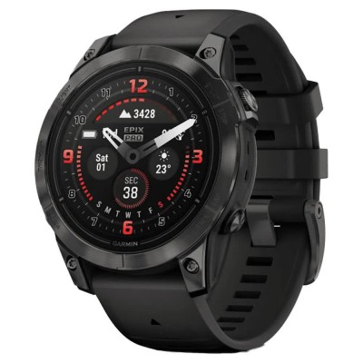 часовници,garmin,reloj,epix,pro,47,sapphire,carbon,grey,dlc,titanium,black,(silver)