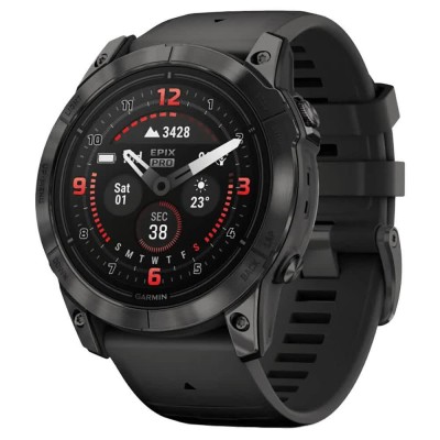 часовници,garmin,reloj,epix,pro,51,sapphire,carbon,grey,dlc,titanium,black,(silver)