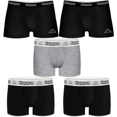 боксерки,мъжко,бельо,kappa,pk1587,boxers,5,units,black,(black,multicolor)