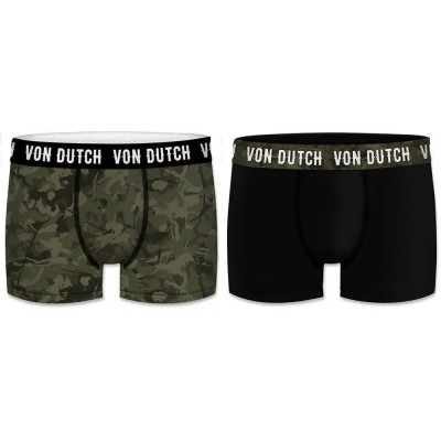 боксерки,мъжко,бельо,von,dutch,t789,boxers,2,units,multicolor,(black,camouflage)