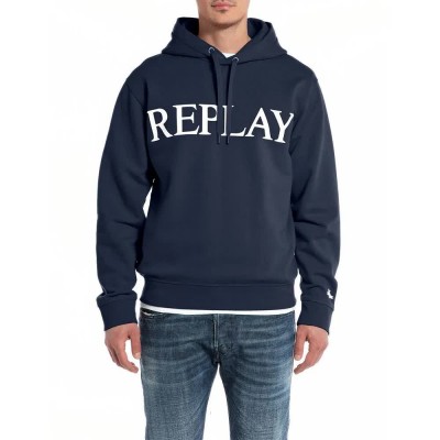 суичър,мъжки,пуловери,replay,m6711,.000.22890p,hoodie,blue