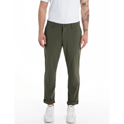 панталони,мъжки,панталони,replay,m9722w.000.20641,pants,olive,(green)
