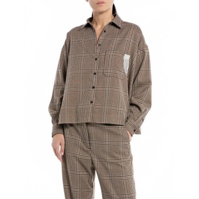 риза,с,дълъг,ръкав,дамски,ризи,replay,w2110,.000.52645,long,sleeve,shirt,beige,(beige,avio,red,black)