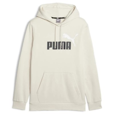 суичър,мъжки,пуловери,puma,ess+,2,col,big,logo,fl,hoodie,beige