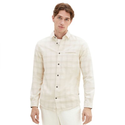 карирана,риза,мъжки,ризи,tom,tailor,1037447,tonal,check,shirt,beige