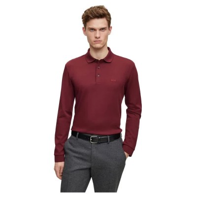 мъжки,блузи,с,яка,boss,pado,30,long,sleeve,polo,dark,red,(red)