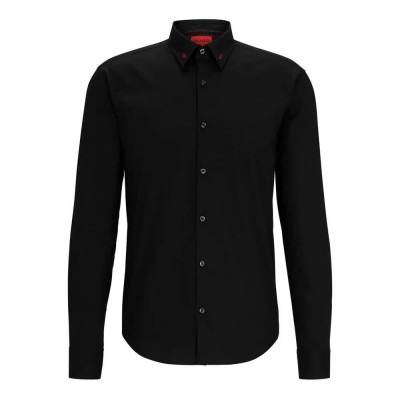 риза,с,дълъг,ръкав,мъжки,ризи,hugo,ermo,10243670,long,sleeve,shirt,black