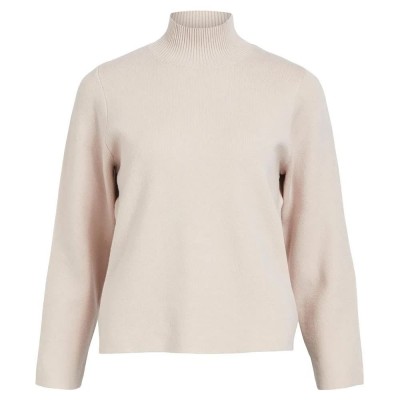 блуза,дамски,пуловери,дамски,плетени,дрехи,object,reynard,square,high,neck,sweater,silver,gray,(beige)